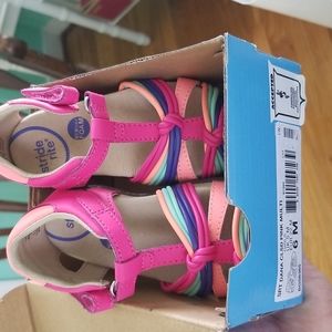 Neon baby girl sandles 6m